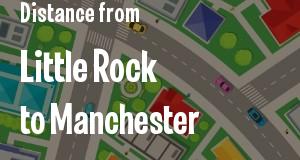 The distance from Little Rock, Arkansas 
to Manchester, New Hampshire