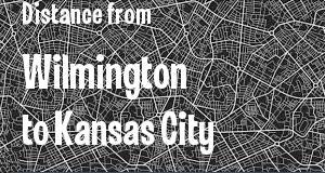 The distance from Wilmington, Delaware 
to Kansas City, Kansas
