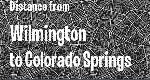 The distance from Wilmington, Delaware 
to Colorado Springs, Colorado