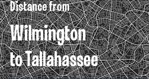 The distance from Wilmington, Delaware 
to Tallahassee, Florida