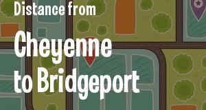 The distance from Cheyenne, Wyoming 
to Bridgeport, Connecticut