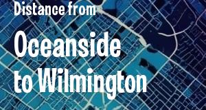 The distance from Oceanside, California 
to Wilmington, Delaware