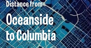 The distance from Oceanside, California 
to Columbia, South Carolina