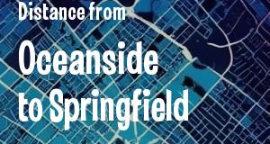 The distance from Oceanside, California 
to Springfield, Illinois
