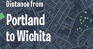 The distance from Portland, Maine 
to Wichita, Kansas