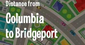 The distance from Columbia, South Carolina 
to Bridgeport, Connecticut