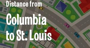 The distance from Columbia, South Carolina 
to St. Louis, Missouri
