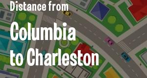 The distance from Columbia, South Carolina 
to Charleston, West Virginia