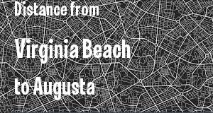 The distance from Virginia Beach, Virginia 
to Augusta, Georgia