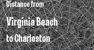 The distance from Virginia Beach, Virginia 
to Charleston, West Virginia