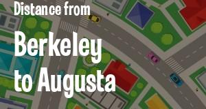 The distance from Berkeley, California 
to Augusta, Georgia