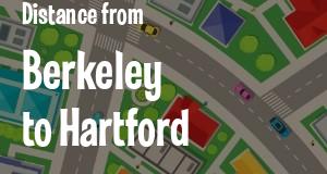 The distance from Berkeley, California 
to Hartford, Connecticut