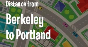 The distance from Berkeley, California 
to Portland, Maine