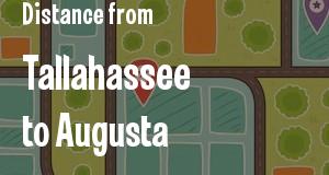 The distance from Tallahassee, Florida 
to Augusta, Georgia