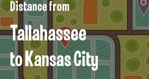 The distance from Tallahassee, Florida 
to Kansas City, Kansas