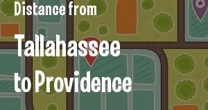 The distance from Tallahassee, Florida 
to Providence, Rhode Island