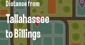 The distance from Tallahassee, Florida 
to Billings, Montana