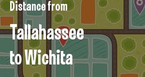 The distance from Tallahassee, Florida 
to Wichita, Kansas