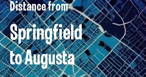 The distance from Springfield, Illinois 
to Augusta, Georgia