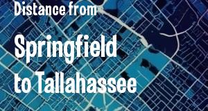 The distance from Springfield, Illinois 
to Tallahassee, Florida