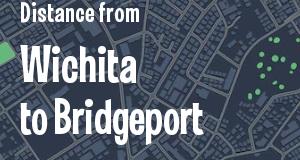 The distance from Wichita, Kansas 
to Bridgeport, Connecticut
