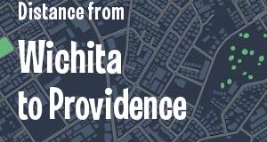 The distance from Wichita, Kansas 
to Providence, Rhode Island