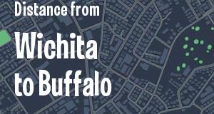 The distance from Wichita, Kansas 
to Buffalo, New York