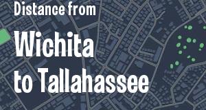 The distance from Wichita, Kansas 
to Tallahassee, Florida