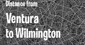 The distance from Ventura, California 
to Wilmington, Delaware