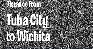 The distance from Tuba City, Arizona 
to Wichita, Kansas