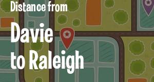 The distance from Davie, Florida 
to Raleigh, North Carolina