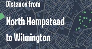 The distance from North Hempstead, New York 
to Wilmington, Delaware