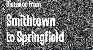 The distance from Smithtown, New York 
to Springfield, Illinois