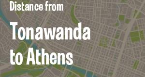 The distance from Tonawanda, New York 
to Athens, Georgia