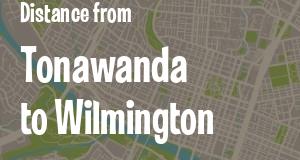 The distance from Tonawanda, New York 
to Wilmington, Delaware