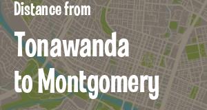 The distance from Tonawanda, New York 
to Montgomery, Alabama