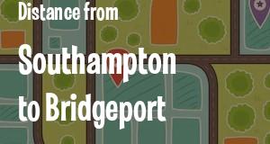 The distance from Southampton, New York 
to Bridgeport, Connecticut