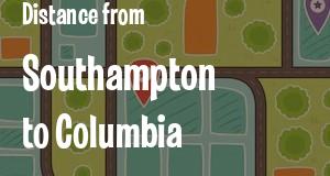 The distance from Southampton, New York 
to Columbia, South Carolina