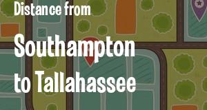 The distance from Southampton, New York 
to Tallahassee, Florida