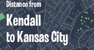 The distance from Kendall, Florida 
to Kansas City, Kansas