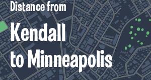 The distance from Kendall, Florida 
to Minneapolis, Minnesota