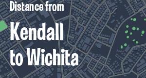 The distance from Kendall, Florida 
to Wichita, Kansas