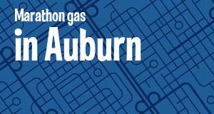 Marathon gas in Auburn, Alabama: map of Marathon gas stations locations as of 2025.