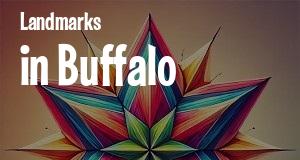 Landmarks in Buffalo, New York: map of famous places locations as of 2025.
