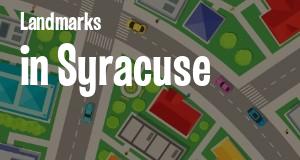 Landmarks in Syracuse, New York: map of famous places locations as of 2025.