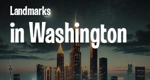 Landmarks in Washington, District of Columbia: map of famous places locations as of 2025.