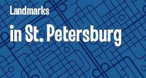 Landmarks in St. Petersburg, Florida: map of famous places locations as of 2025.