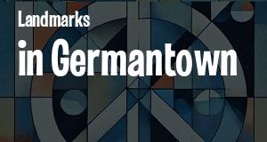 Landmarks in Germantown, Maryland: map of famous places locations as of 2025.