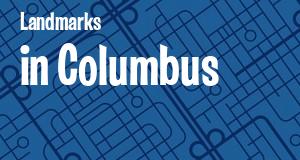 Landmarks in Columbus, Ohio: map of famous places locations as of 2025.