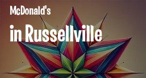 McDonald's in Russellville, Alabama: map of McDonald's restaurants locations as of 2025.